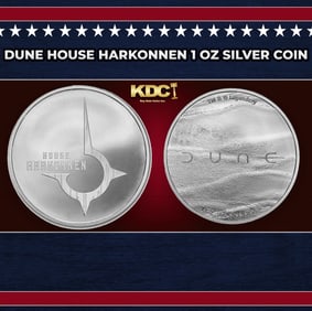 DUNE House Harkonnen 1 oz Silver Coin Round