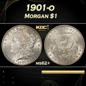 1901-o Morgan Dollar $1 Grades ms62+