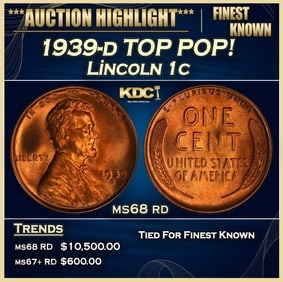 1941-p Lincoln Cent Near Top Pop 1c ms67+ rd SEGS
