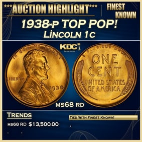 1938-p Lincoln Cent TOP POP! 1c ms68 rd SEGS