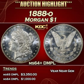 1888-o Morgan Dollar $1 ms64+ DMPL SEGS