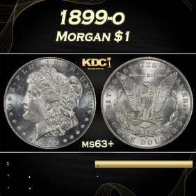 1899-o Morgan Dollar $1 Grades ms63+