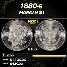 1880-s Morgan Dollar $1 ms66+ SEGS