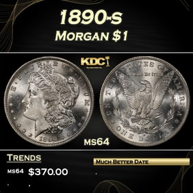 1890-s Morgan Dollar $1 Grades ms64