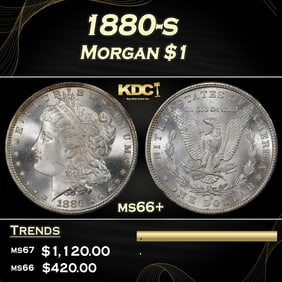 1880-s Morgan Dollar $1 ms66+ SEGS