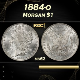 1884-o Morgan Dollar $1 Grades ms62