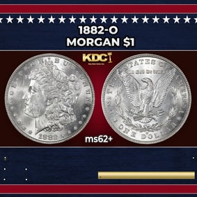 1882-o Morgan Dollar $1 Grades ms62+