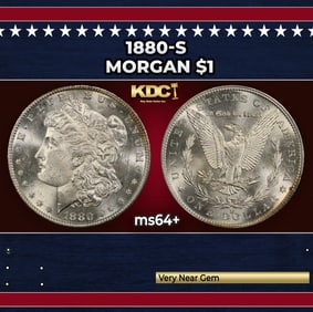 1880-s Morgan Dollar $1 Grades ms64+