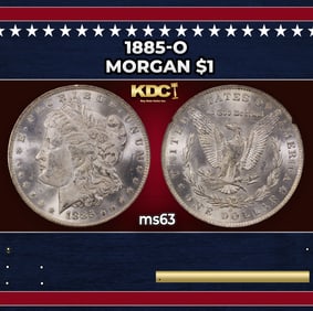 1885-o Morgan Dollar $1 Grades ms63