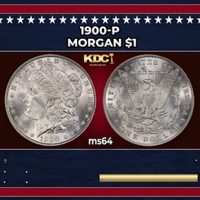 1900-p Morgan Dollar $1 Grades ms64