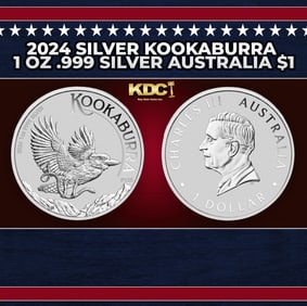 2024 Silver Kookaburra 1 oz .999 Silver Australia $1 Round
