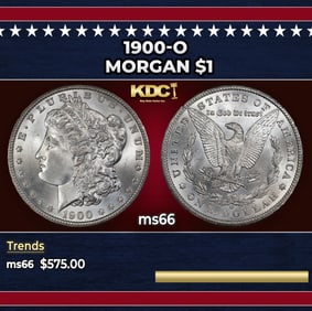 1900-o Morgan Dollar $1 Grades ms66