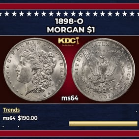 1898-o Morgan Dollar $1 Grades ms64