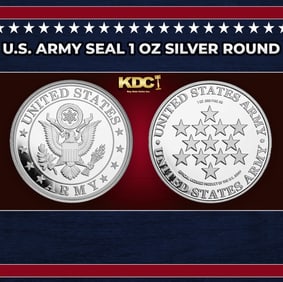 U.S. Army Seal 1 oz Silver Round Round
