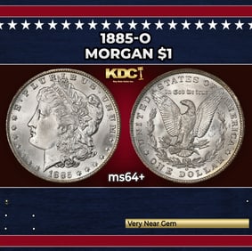 1885-o Morgan Dollar $1 Grades ms64+