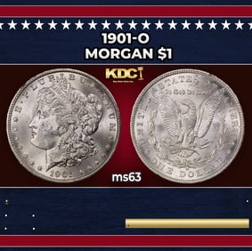 1901-o Morgan Dollar $1 Grades ms63