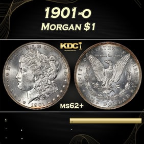 1901-o Morgan Dollar $1 Grades ms62+