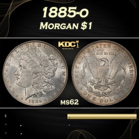 1885-o Morgan Dollar $1 Grades ms62