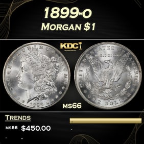 1899-o Morgan Dollar $1 Grades ms66