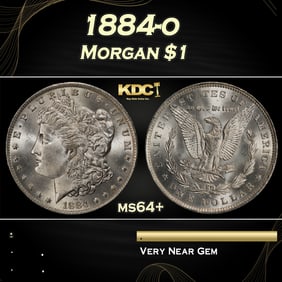 1884-o Morgan Dollar $1 Grades ms64+