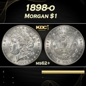 1898-o Morgan Dollar $1 Grades ms62+