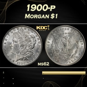 1900-p Morgan Dollar $1 Grades ms62