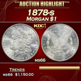 1878-s Morgan Dollar $1 ms66 SEGS