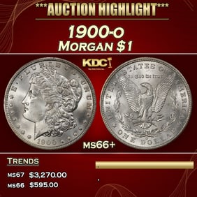 1900-o Morgan Dollar $1 ms66+ SEGS