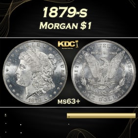 1879-s Morgan Dollar $1 Grades ms63+