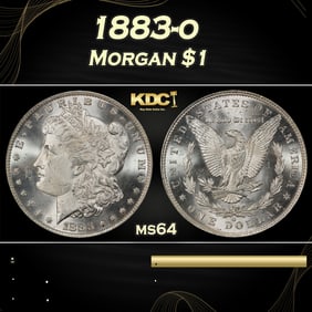 1883-o Morgan Dollar $1 Grades ms64