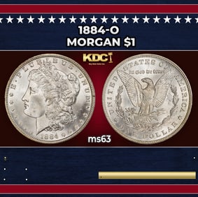 1884-o Morgan Dollar $1 Grades ms63