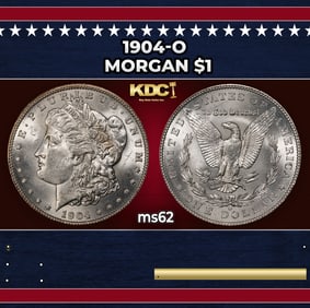1904-o Morgan Dollar $1 Grades ms62