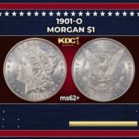 1901-o Morgan Dollar $1 Grades ms62+
