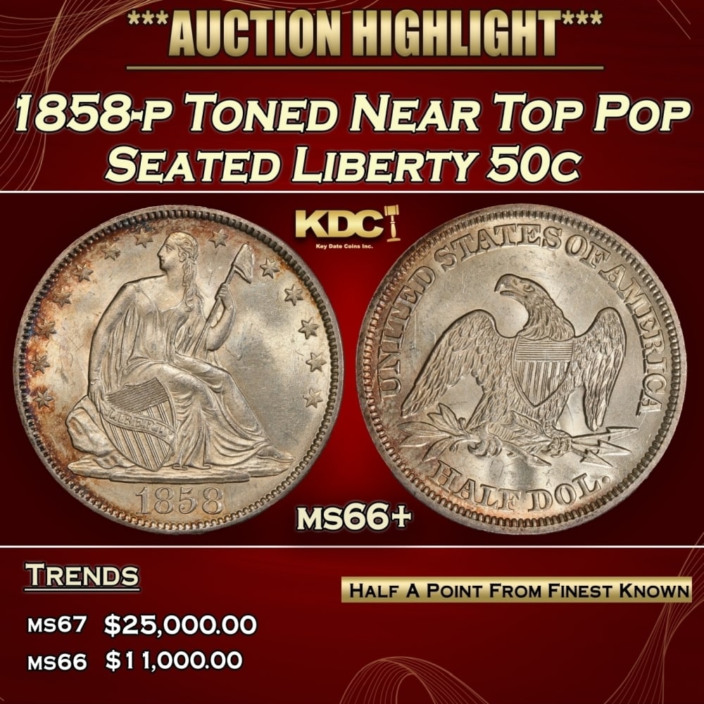 1862 Indian Cent Near Top Pop 1c ms67+ SEGS (1 of 4)