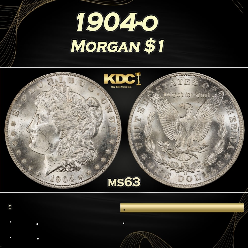 1904-o Morgan Dollar $1 Grades ms63 (1 of 3)