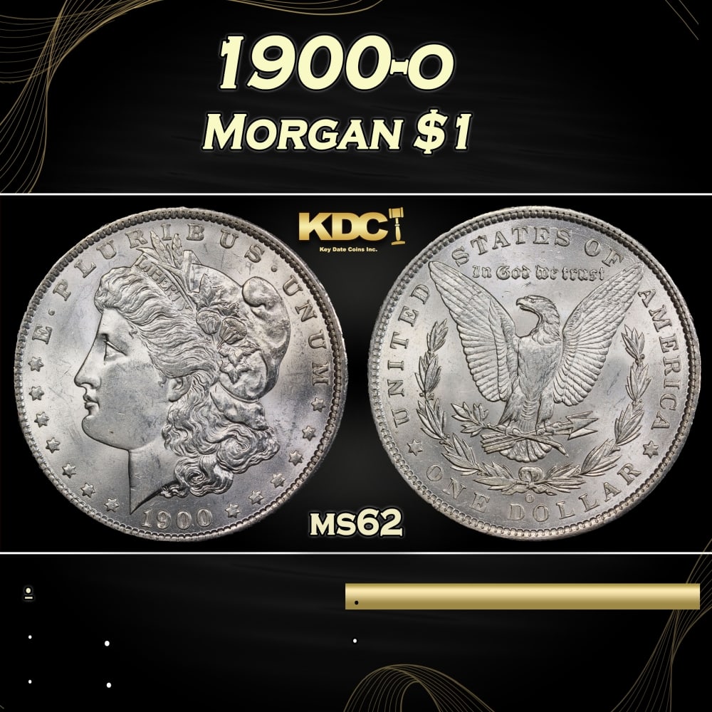 1900-o Morgan Dollar $1 Grades ms62: 1900-o Morgan Dollar $1 Grades ms62. 0