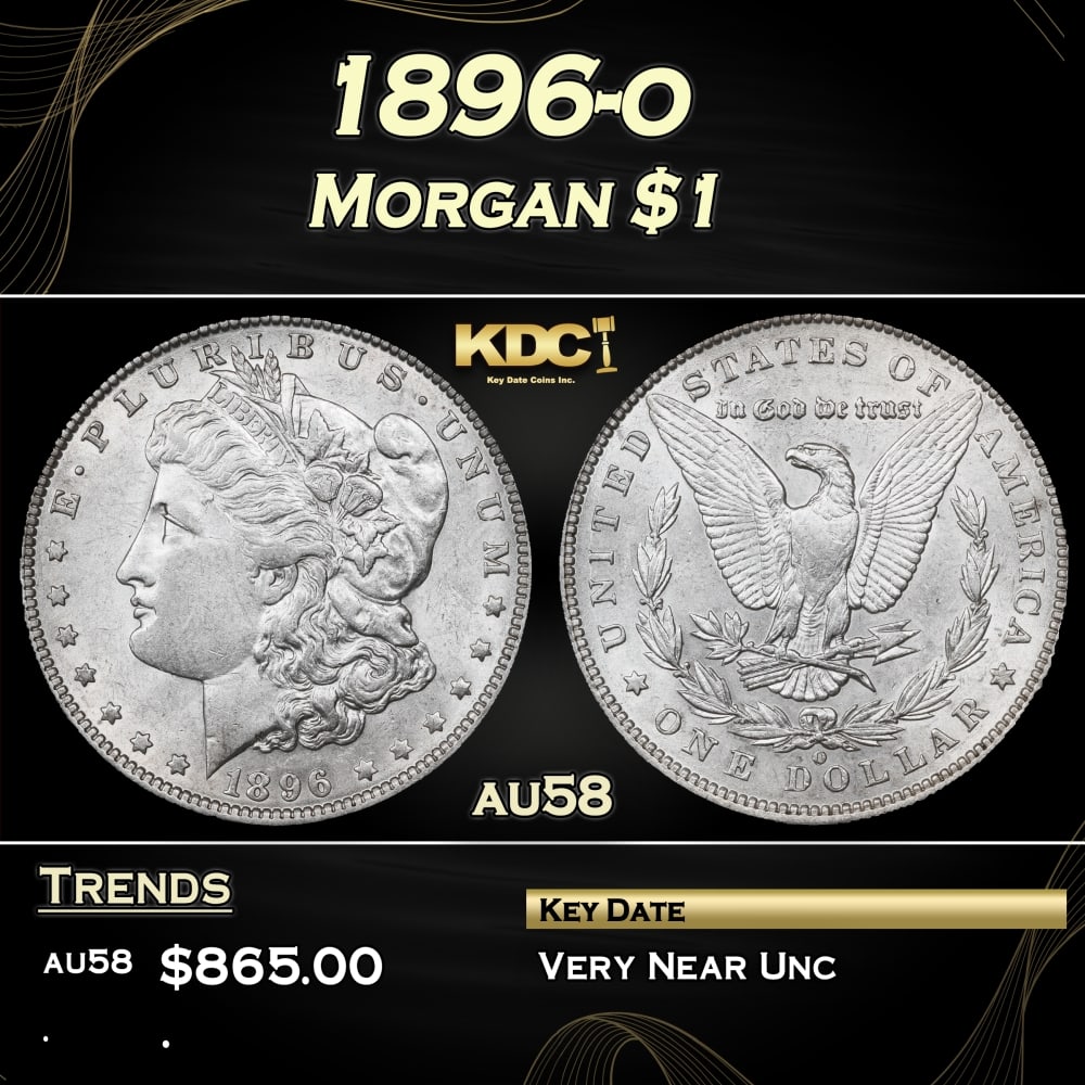 1896-o Morgan Dollar $1 Grades au58 (1 of 3)