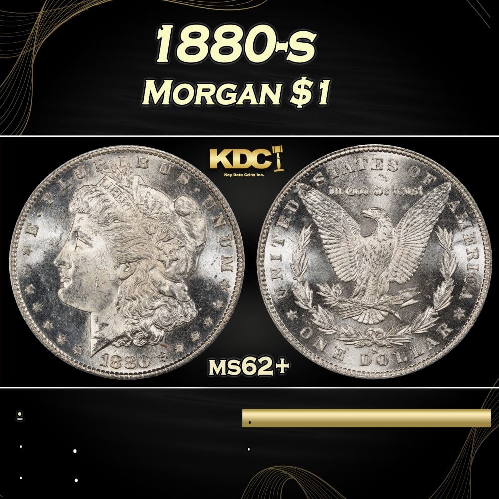 1880-s Morgan Dollar $1 Grades ms62+: 1880-s Morgan Dollar $1 Grades ms62+. 0