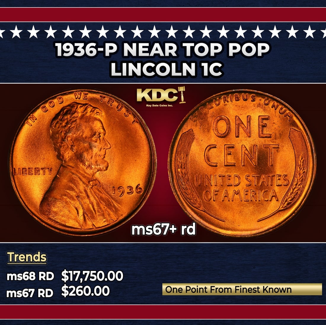 1936-p Lincoln Cent Near Top Pop 1c ms67+ rd SEGS: 1936-p Near Top Pop Lincoln Cent 1c ms67+ rd SEGS. Historic precious metal trends is causing increased spot pricing by the day. On auctions with set openings, we are doing our best to have items price