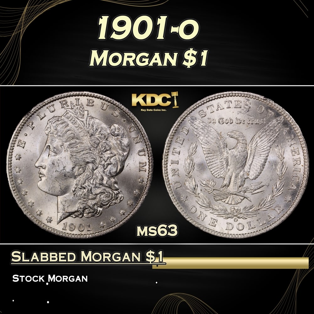 1901-o Morgan Dollar $1 Grades ms63: 1901-o Morgan Dollar $1 Grades ms63. 0 Historic precious metal trends is causing increased spot pricing by the day. On auctions with set openings, we are doing our best to have items priced at their m