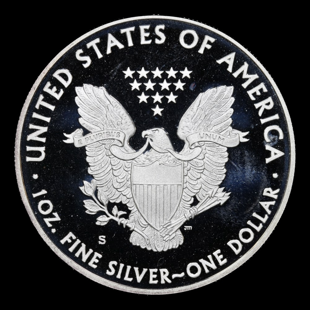 2012 Proof Silver Eagle Dollar $1 Grades pr69 DCAM - 3