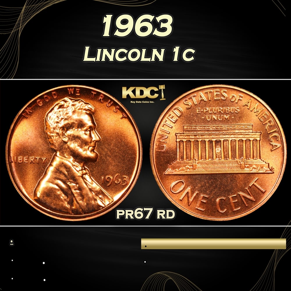 1963 Proof Lincoln Cent 1c Grades pr67 rd: 1963 Lincoln Cent 1c Grades pr67 rd. 0 Historic precious metal trends is causing increased spot pricing by the day. On auctions with set openings, we are doing our best to have items priced at their m