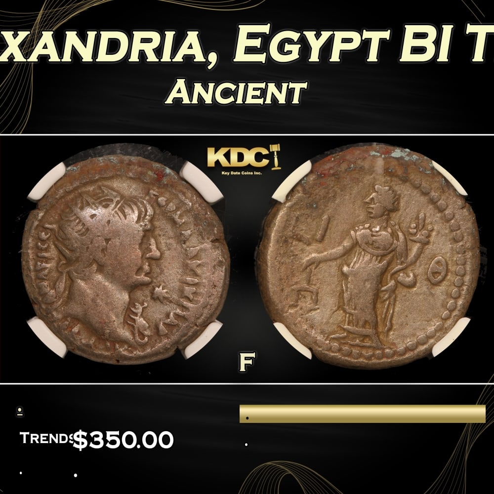 NGC 98-117 AD Alexandria, Egypt BI Tetradrachm Ancient F NGC: NGC 98-117 AD Alexandria, Egypt BI Tetradrachm Ancient F NGC. 0 Historic precious metal trends is causing increased spot pricing by the day. On auctions with set openings, we are doing our best to hav