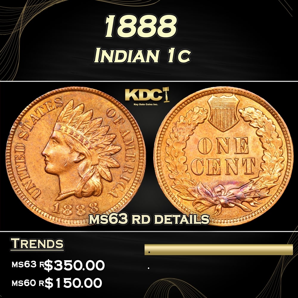 1888 Indian Cent 1c ms63 rd details SEGS: 1888 Indian Cent 1c ms63 rd details SEGS. 0 Historic precious metal trends is causing increased spot pricing by the day. On auctions with set openings, we are doing our best to have items priced at th