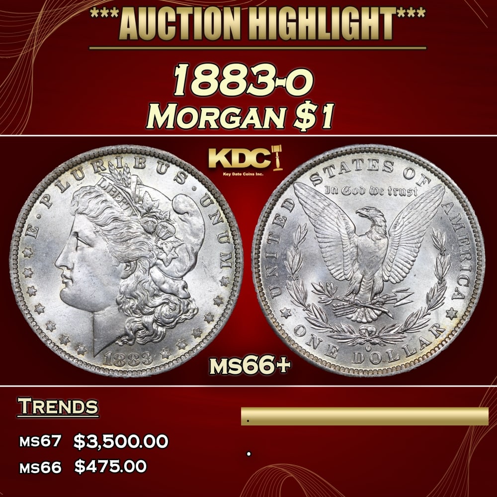 1883-o Morgan Dollar $1 ms66+ SEGS (1 of 3)