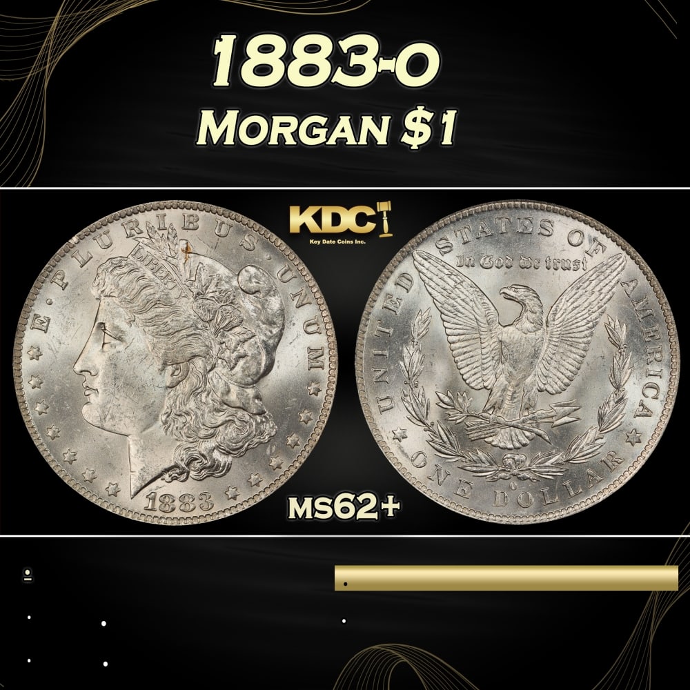 1883-o Morgan Dollar $1 Grades ms62+: 1883-o Morgan Dollar $1 Grades ms62+. 0