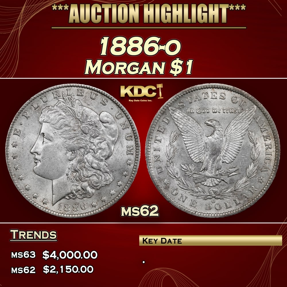 1886-o Morgan Dollar $1 ms62 USCG (1 of 4)