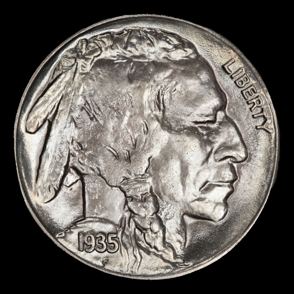 1935-s Buffalo Nickel 5c Grades ms66 - 2
