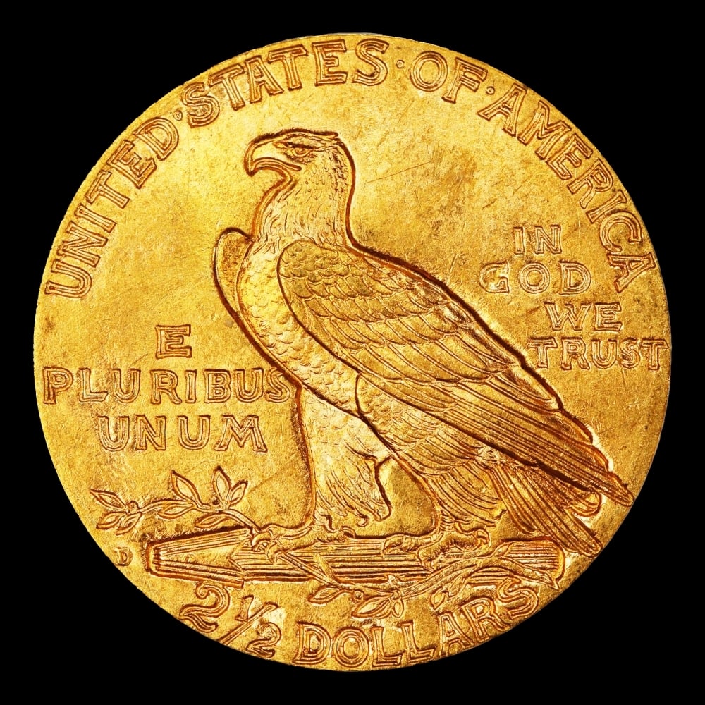 1925-d Gold Indian Quarter Eagle $2 1/2 ms65+ SEGS - 3
