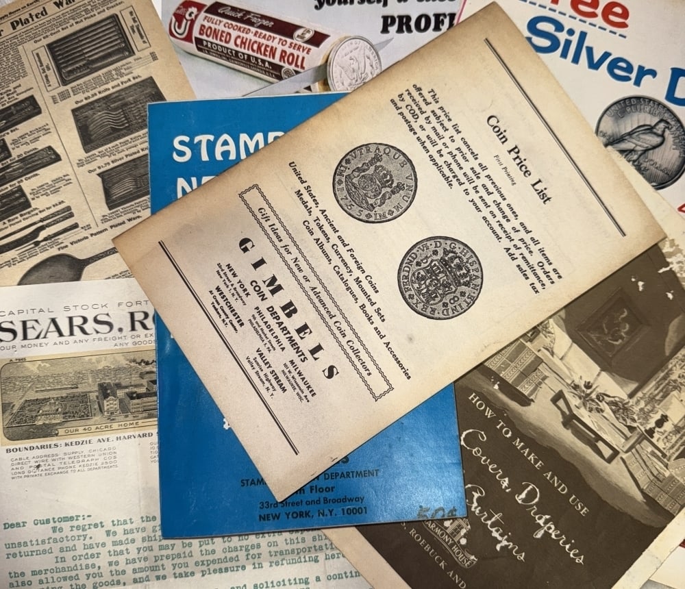 WOW! Double CC End On SEARS UNC Morgan Roll 10 CC & CC Ends - 8